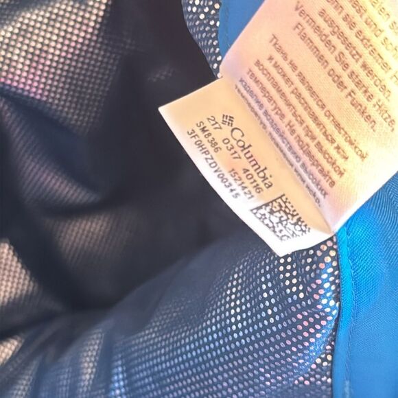 Columbia Turquoise Omni-Tech Heat Bugaboo Ski Pant size large outdoors winter - Picture 12 of 12